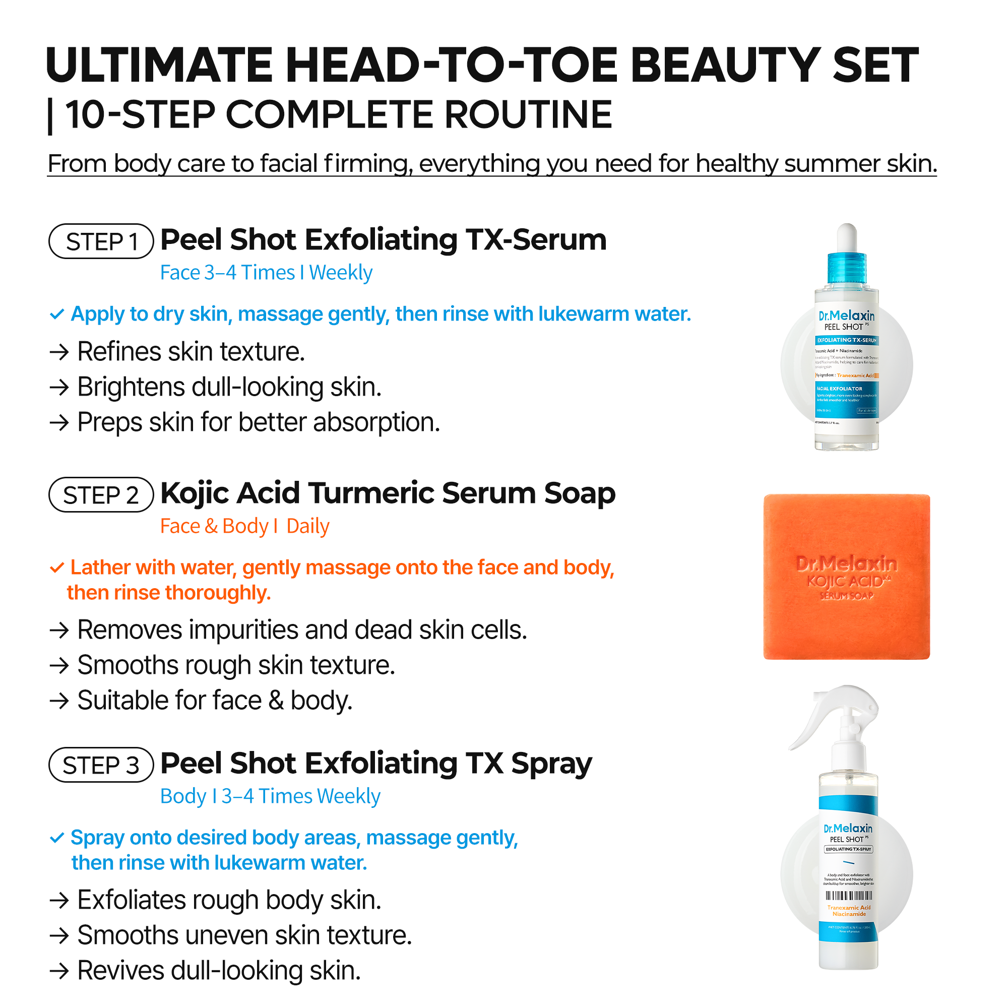 Summer Essentials  | Ultimate Head-to-Toe Beauty Set (+FREE GIFT)