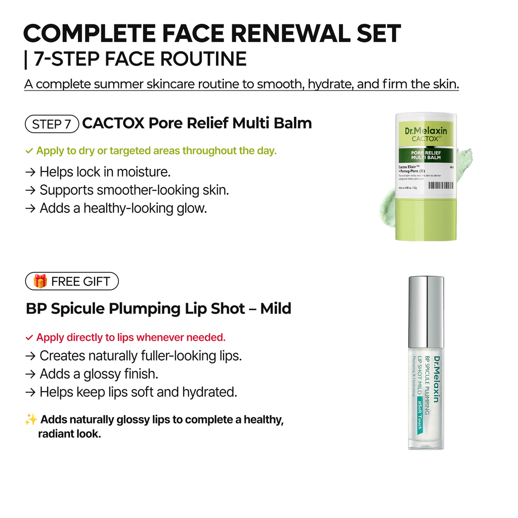 Summer Essentials  | 7-Step Complete Face Renewal Set (+FREE GIFT)