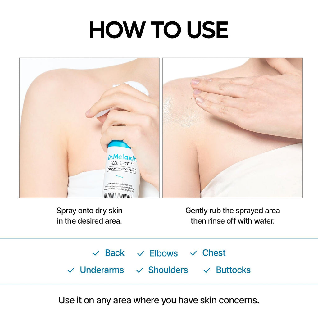 TX Peel Shot Face & Body Duo