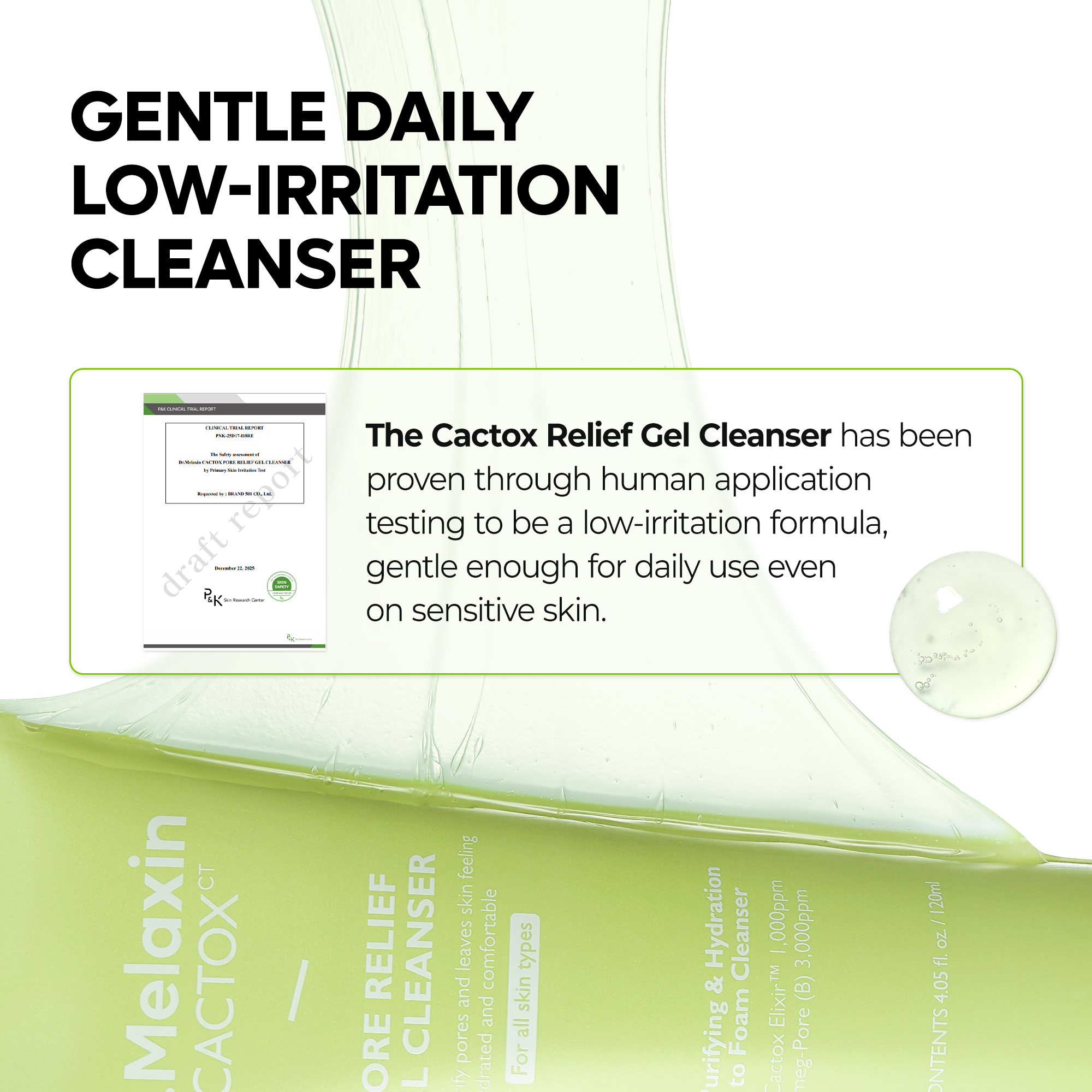 CACTOX Pore Relief Gel Cleanser