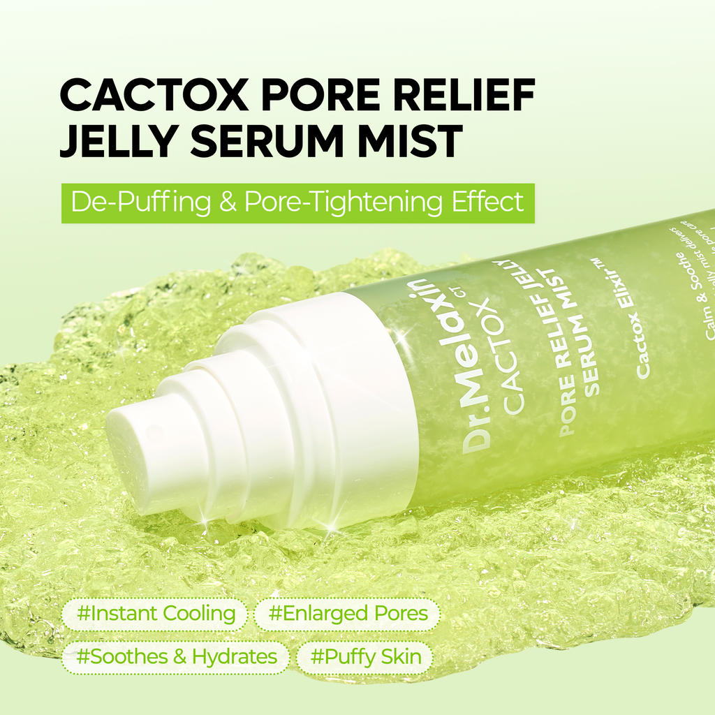 CACTOX Pore Relief Jelly Toner 60 Pads  & Serum Mist Duo